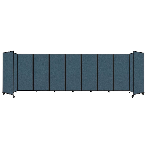 Room Divider 360 Folding Portable Partition 25' x 6'10" Caribbean Fabric